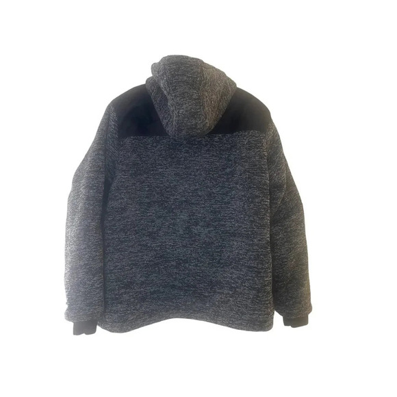 Beverly Hills Polo Club Hooded Jacket Mens Small Black Gray VGUC - Picture 10 of 15